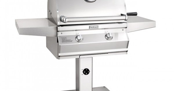 Fire Magic 24-Inch Choice Multi-User Accessible CMA430s Post-Mount Grill