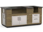 Fire Magic 6.5-Foot Reclaimed Wood Prefab Outdoor Kitchen Island Bundle