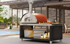 Fire Magic 6.5-Foot Reclaimed Wood Prefab Outdoor Kitchen Island Bundle