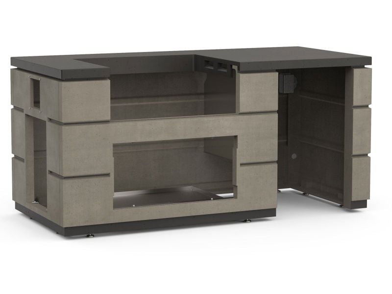 Fire Magic 77-Inch GFRC Pizza Oven Outdoor Kitchen Island System