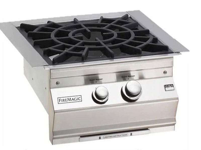 Fire Magic Aurora Built-In Gas Power Burner 60,000 BTU Dual-Burner