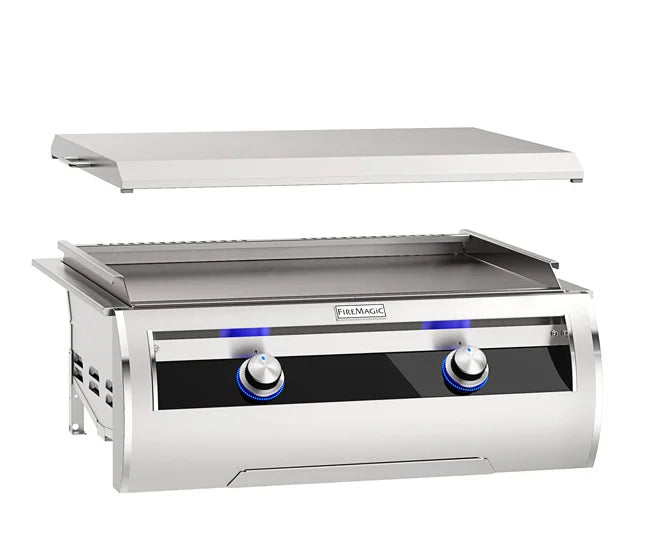 Fire Magic Echelon Built-In Gourmet Griddle 30x18 Stainless Steel