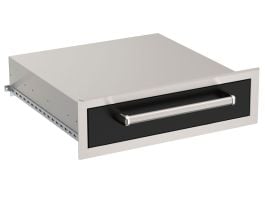 Fire Magic Echelon Black Premium Flush Single Utility Drawer