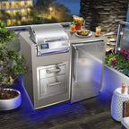 Fire Magic Electric Grill Island Bundle with Refrigerator, Drawers
