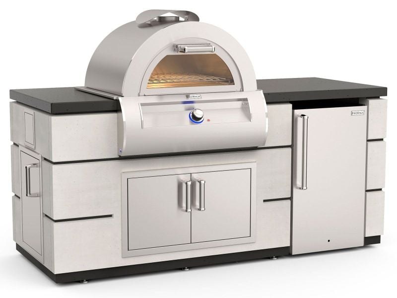 Fire Magic GFRC 6-Foot Pizza Oven Island System White Aspen