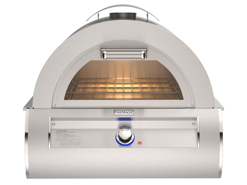 Fire Magic GFRC 6-Foot Pizza Oven Island System White Aspen