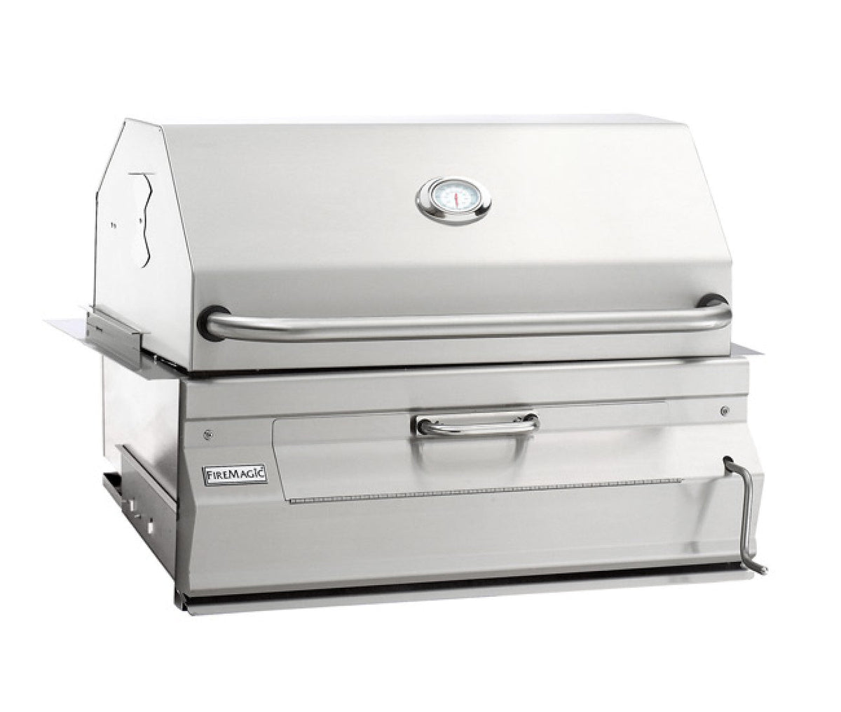 Fire Magic 24-Inch Stainless Steel Charcoal Slide-In Grill Smoker Hood