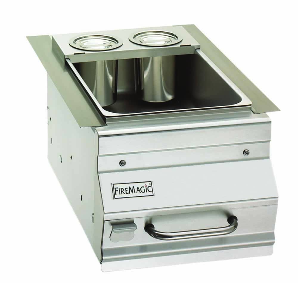 Fire Magic Stainless Steel Ice Bin Cooler Bar Caddy Drawer