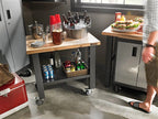 Gladiator 3’ Hardwood Mobile Workstation