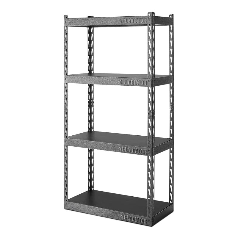 GLADIATOR 30’’ WIDE EZ CONNECT RACK W/FOUR 15’’ DEEP SHELVES