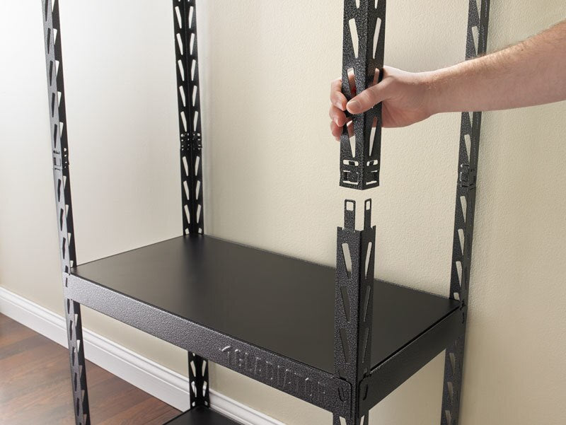 GLADIATOR 30’’ WIDE EZ CONNECT RACK W/FOUR 15’’ DEEP SHELVES