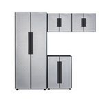 Gladiator 4-piece Silver Flex Cabinet System III