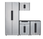 Gladiator 4-piece Silver Flex Cabinet System V - GANF04WCMTS