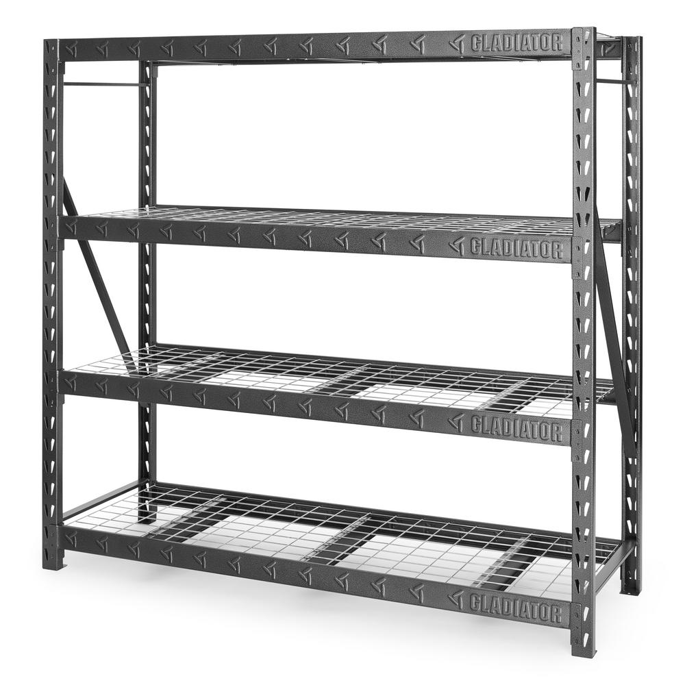 Gladiator 4-Tier Welded Steel Garage Storage Shelving Unit