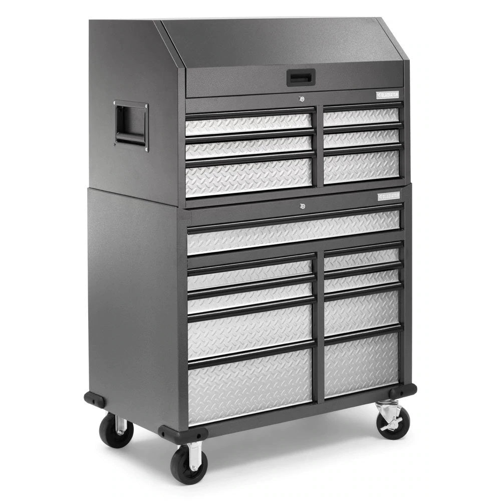 Gladiator 41’’ 15 Drawer Mobile Tool Chest Combo