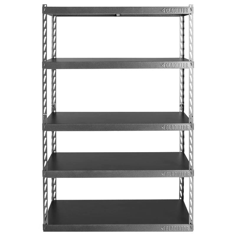 Gladiator 48’’ Wide EZ Connect Rack w/Five 18’’ Deep Shelves