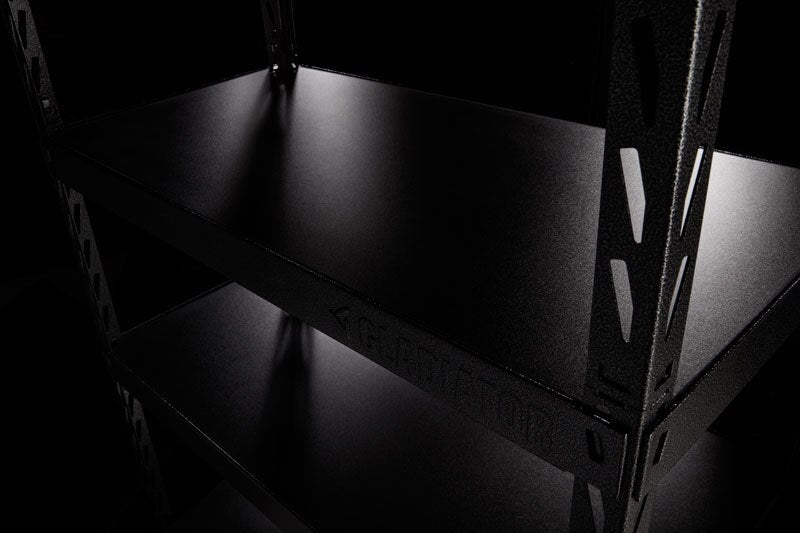 Gladiator 48’’ Wide EZ Connect Rack w/Five 18’’ Deep Shelves