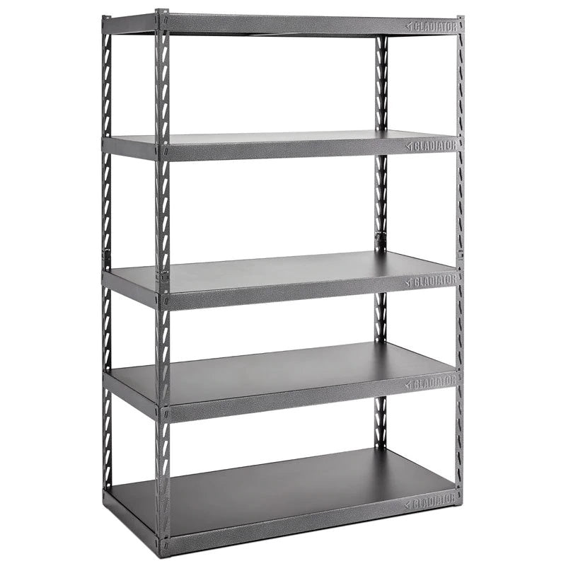 Gladiator 48’’ Wide EZ Connect Rack w/Five 24’’ Deep Shelves