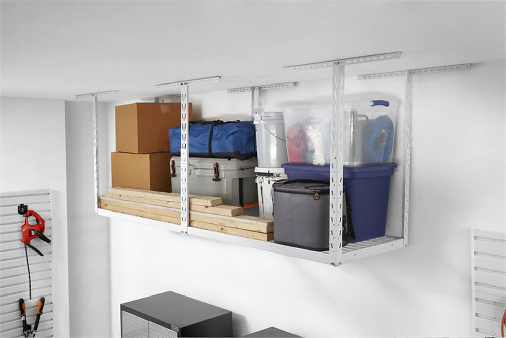 Gladiator Overhead GearLoft Storage Rack 2’ X 8’ - White