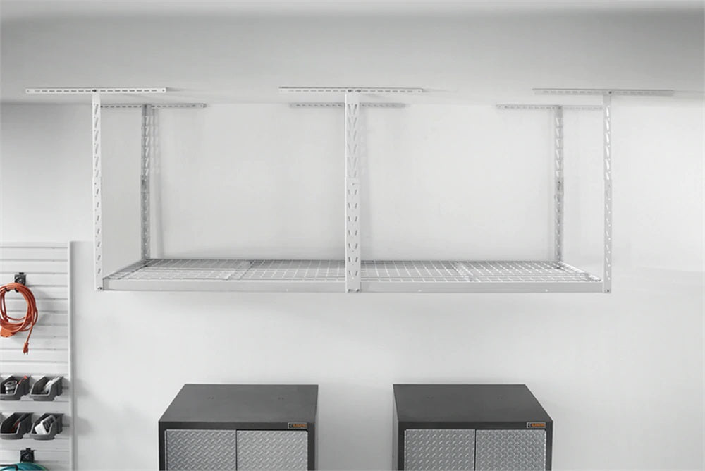 Gladiator Overhead GearLoft Storage Rack 2’ X 8’ - White