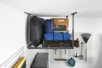 Gladiator Overhead GearLoft Storage Rack 4’ X 4’ - Hammered