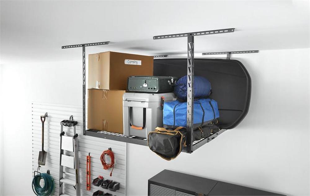 Gladiator Overhead GearLoft Storage Rack 4’ X 4’ - Hammered