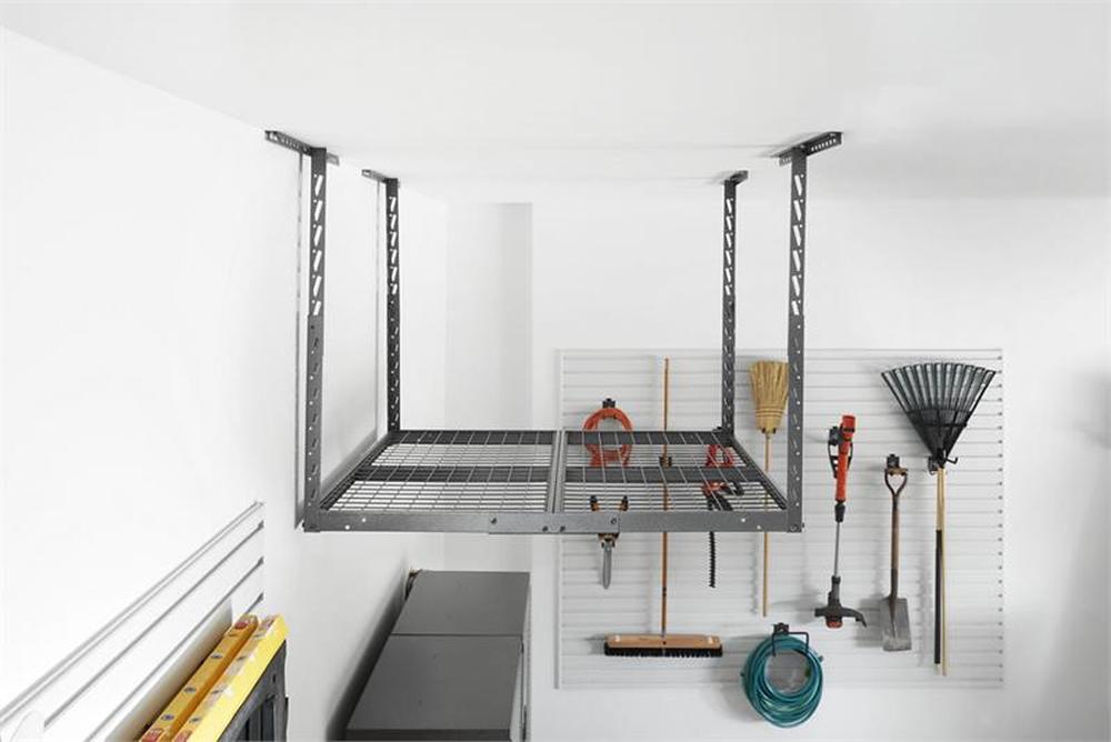 Gladiator Overhead GearLoft Storage Rack 4’ X 4’ - Hammered