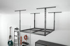 Gladiator Overhead GearLoft Storage Rack 4’ X 4’ - Hammered