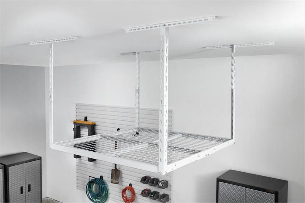 Gladiator Overhead GearLoft Storage Rack 4’ X 4’ - White
