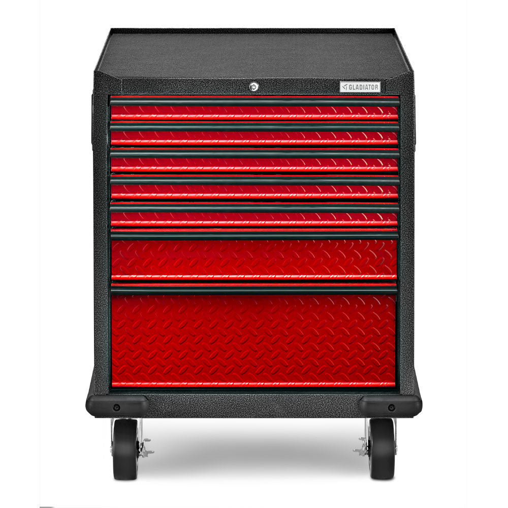 Gladiator Premier Red Pre-Assembled 7 Drawer Modular Tool