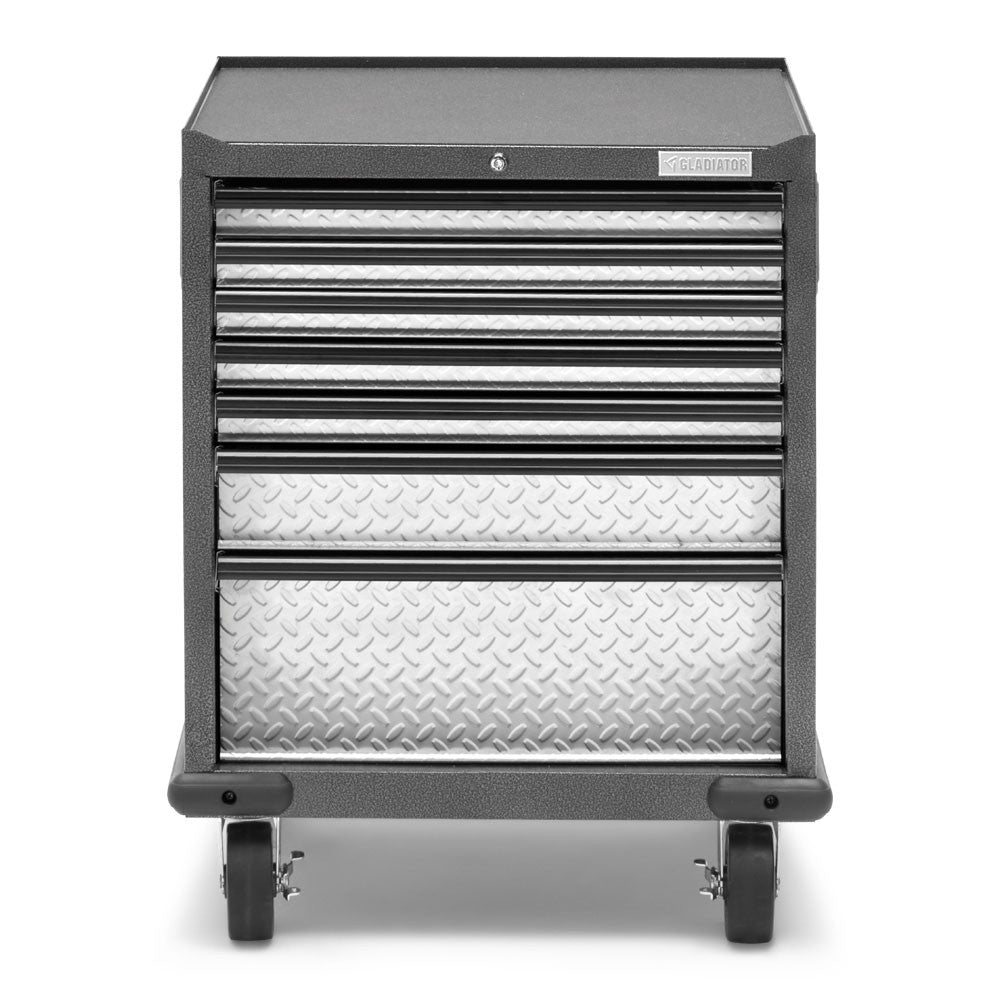 Gladiator Premier Silver Pre-Assembled 7 Drawer Modular