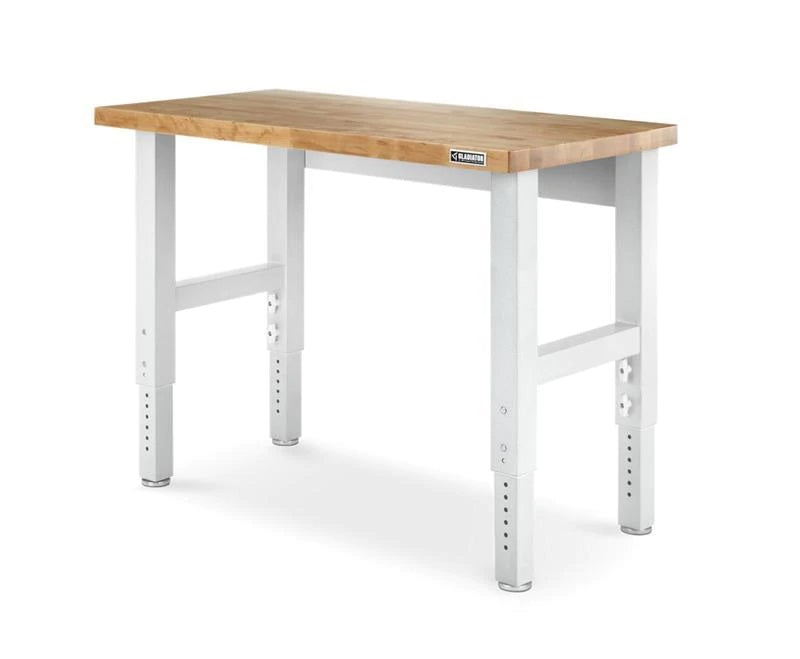 Gladiator Premier White 4’ Hardwood Adjustable Height