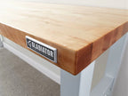 GLADIATOR PREMIER WHITE 6 FT ADJUSTABLE HEIGHT HARDWOOD