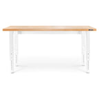 GLADIATOR PREMIER WHITE 6 FT ADJUSTABLE HEIGHT HARDWOOD