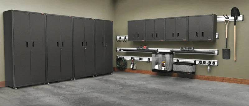 GLADIATOR READY-TO-ASSEMBLE HAMMERED GRANITE FULL-DOOR WALL