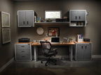 GLADIATOR READY-TO-ASSEMBLE WHITE 3/4 DOOR WALL GEARBOX