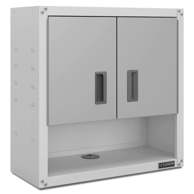GLADIATOR READY-TO-ASSEMBLE WHITE 3/4 DOOR WALL GEARBOX