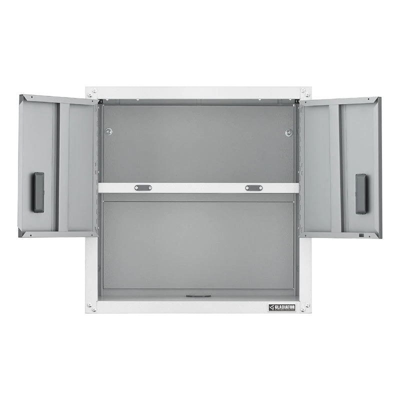 GLADIATOR READY-TO-ASSEMBLE WHITE 3/4 DOOR WALL GEARBOX