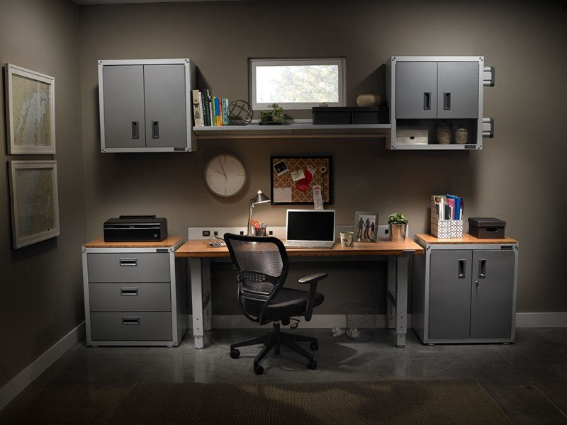 Gladiator Ready-To-Assemble White Full-Door Modular Gearbox