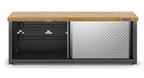 Gladiator Silver Ready to Assemble Storage Shoe Bench