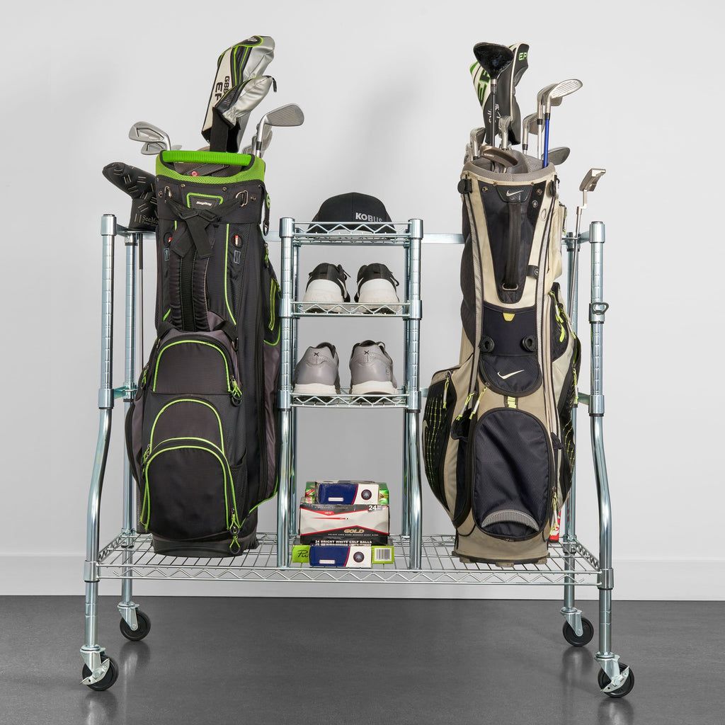 Golf Bag Organizer - Golf Rack
