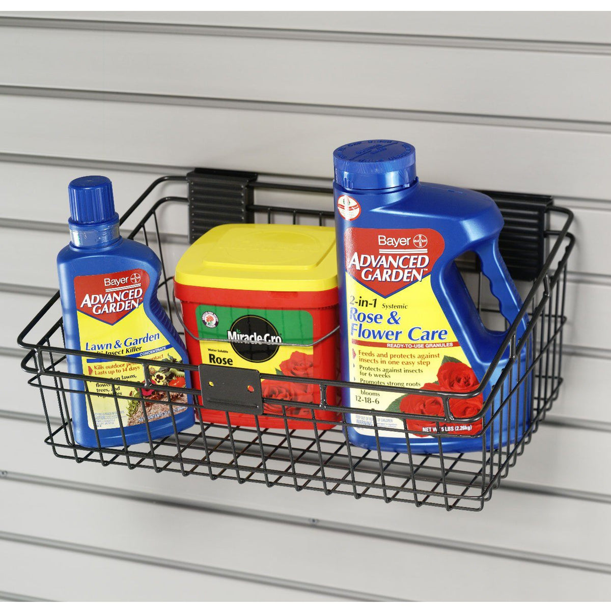 HandiSolutions 12’’L x 18’’W 7.75’’H Slat Wall Basket