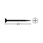 HandiSolutions Color Match Drywall Screws 2.5’’ (pack