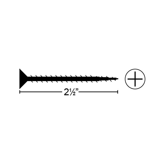 HandiSolutions Color Match Drywall Screws 2.5’’ (pack