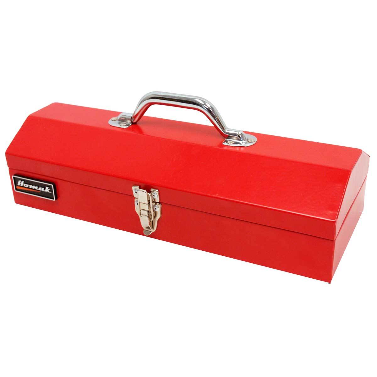 Homak 16’’ Red metal Toolbox - Low Profile