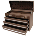 Homak 20’’ Industrial 3-Drawer Friction Toolbox - Brown