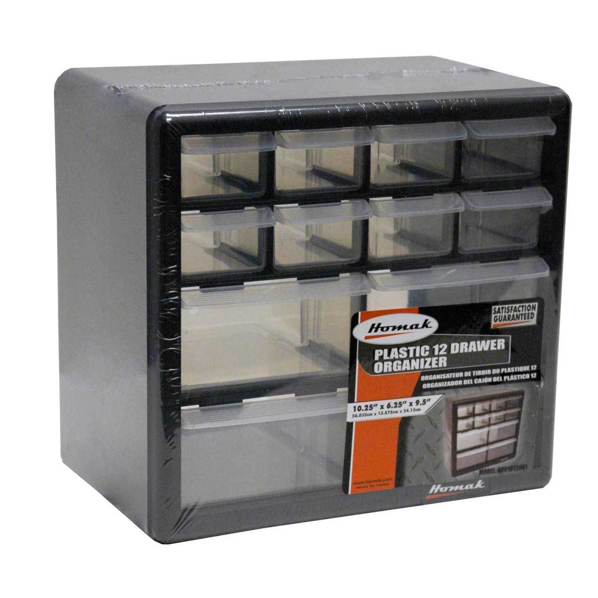 Homak Parts Organizer w/ 12 Drawers