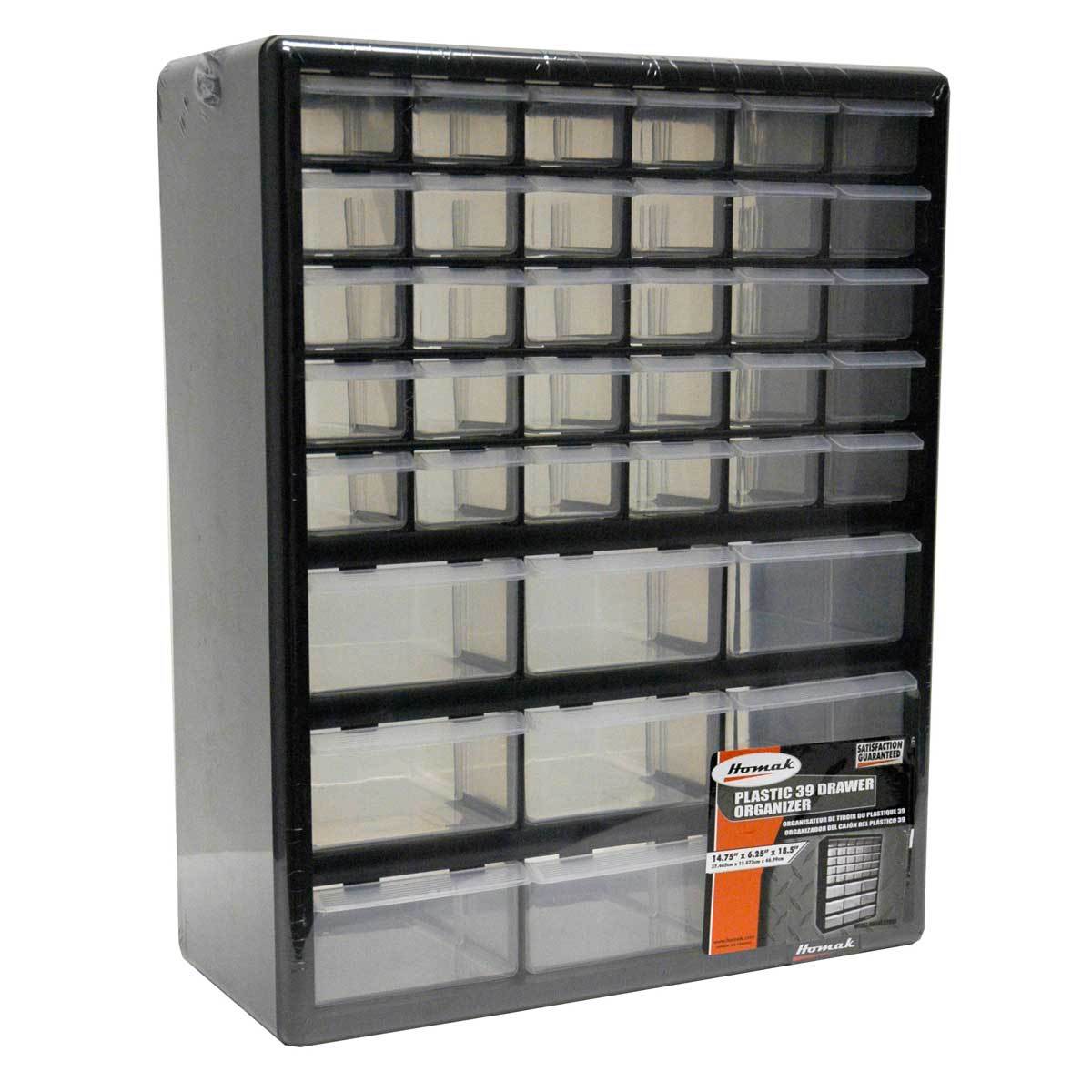 Homak Parts Organizer w/ 39 Drawers