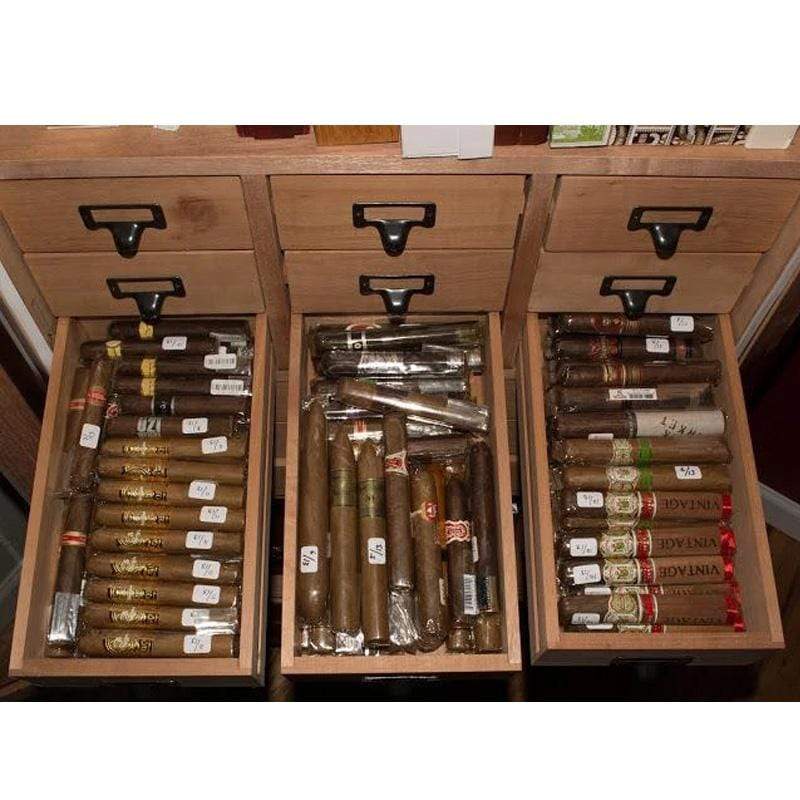 Humidor Supreme Olde English Dark Walnut Humidor Cabinet 3,500 Capacity
