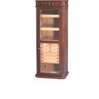 Humidor Supreme Olde English Dark Walnut Humidor Cabinet 3,500 Capacity